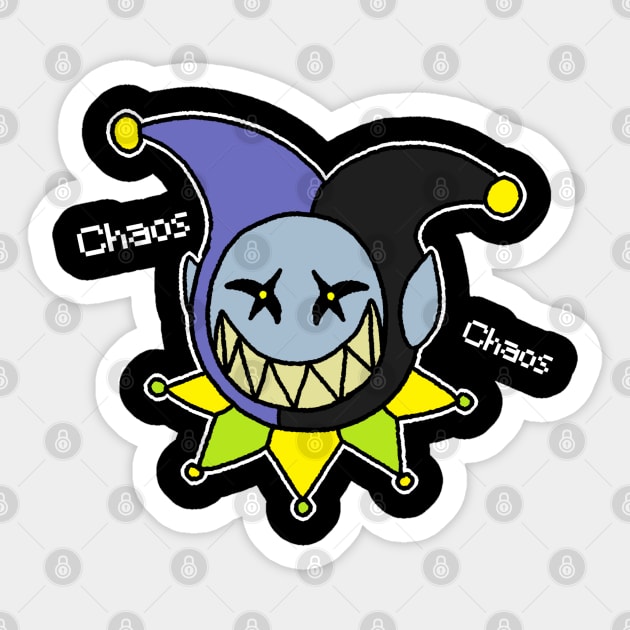 Jevil Sticker by wisdomeel